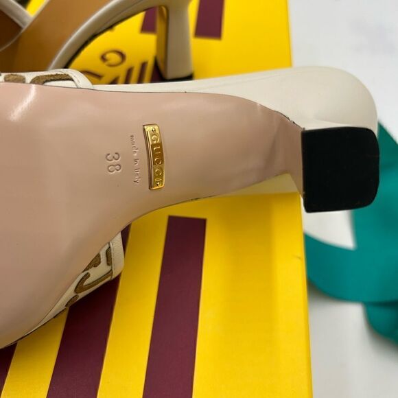 Women’s Gucci X Adidas, slide leather sandals, size 38, made in  Italy - Picture 8 of 8